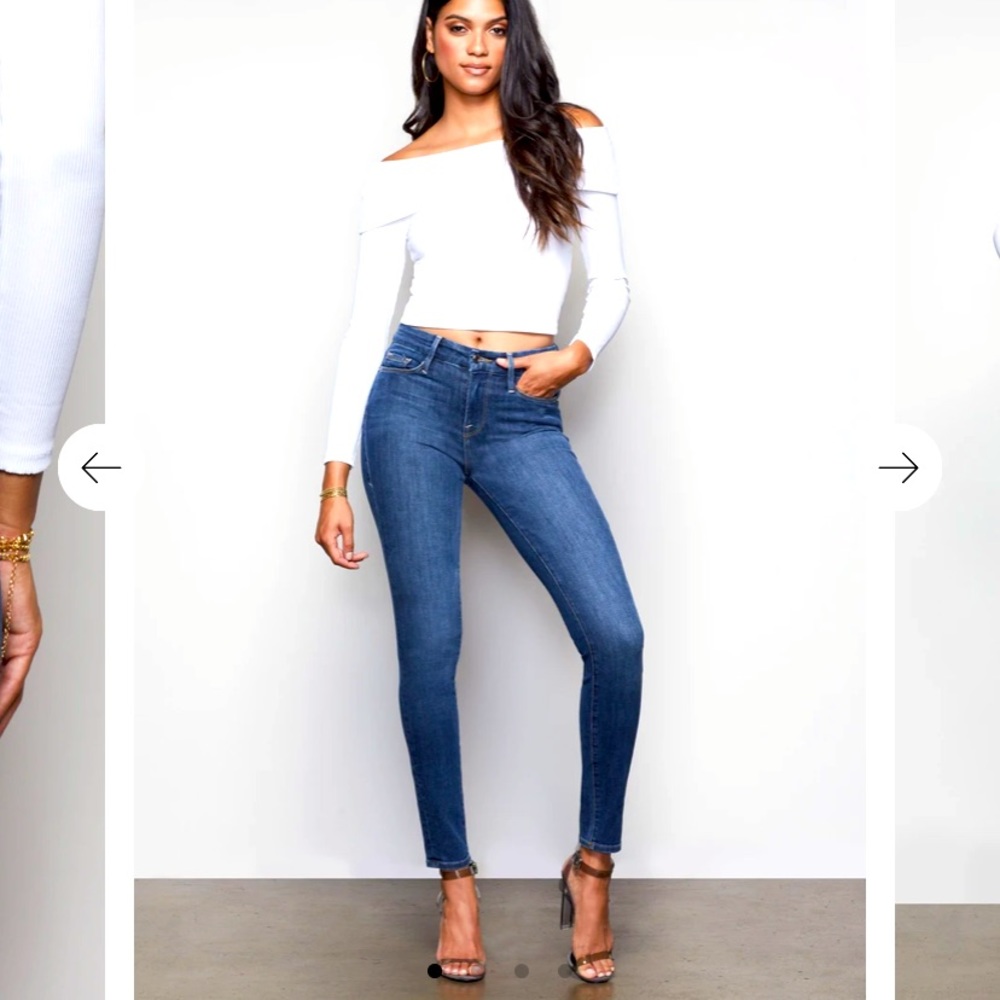 Good American Good Legs skinny jeans size 4